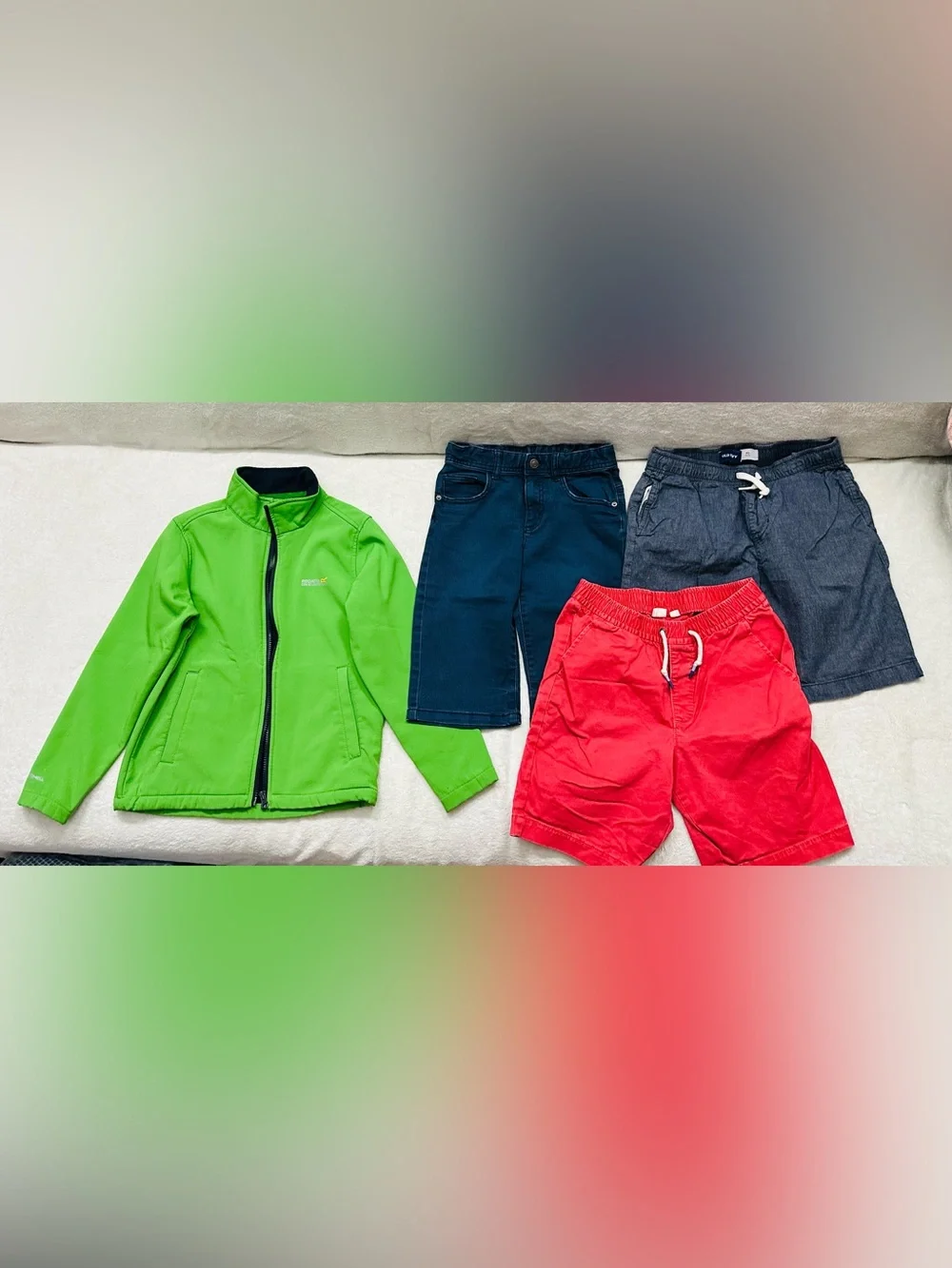 Lot Boys Jacket & Shorts Size 9/10 Years Excellent Condition